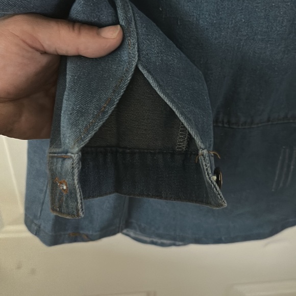 DENIM JEAN ZIP UP JACKET - Picture 8 of 8